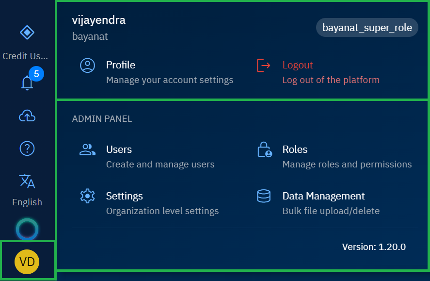 Accessing Administration module