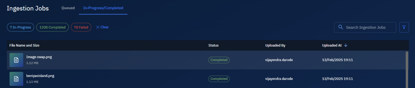 Success Job Ingestion