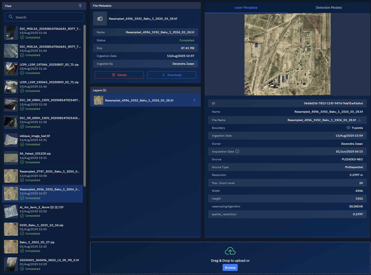 Accessing file manager
