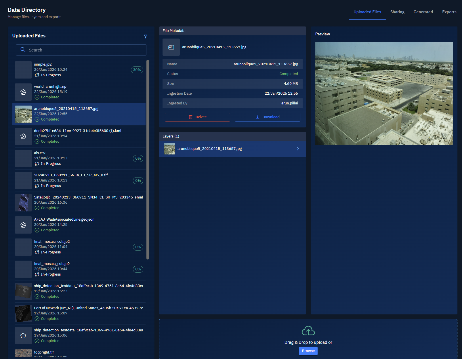 Accessing file manager