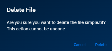 Deleting Uploaded Files