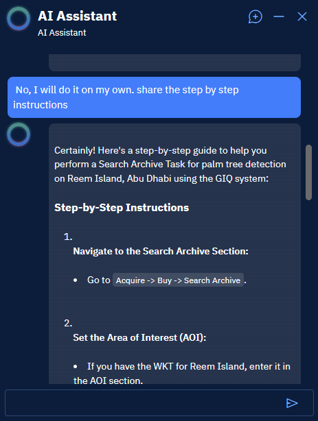 Access AI Chat Screenshot